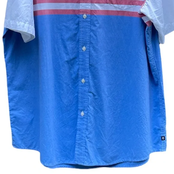 Chaps Short Sleeve Patriotic Shirt Size XXL - Picture 4 of 12